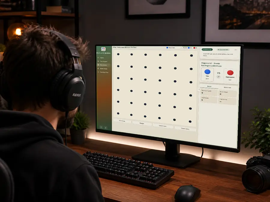 Leave, reconnect, and close-room states for online Dots and Boxes
